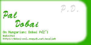 pal dobai business card